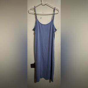 Periwinkle color, spaghetti strap dress